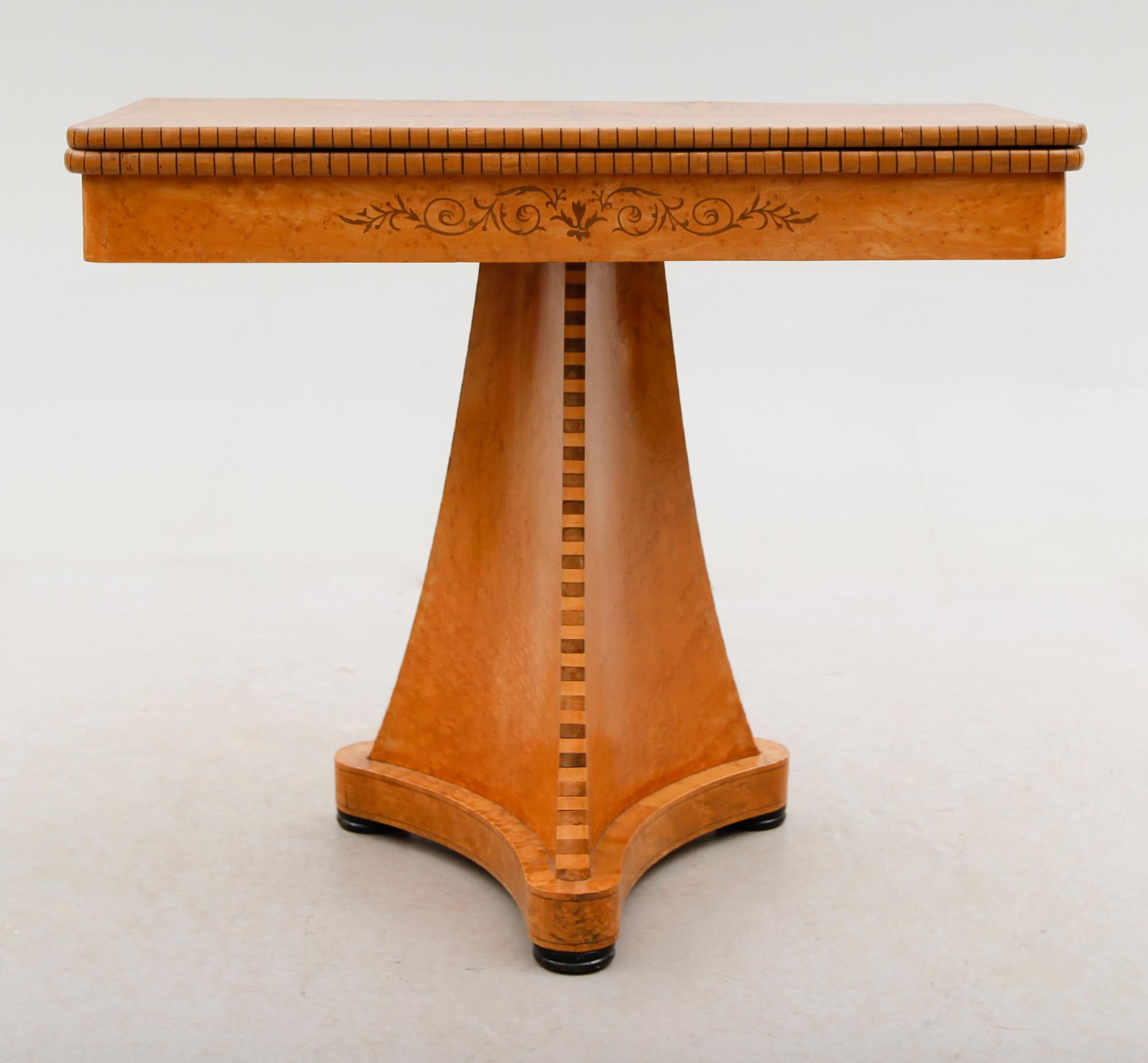 SPELBORD, empirestil, 1800-talets andra hälft.