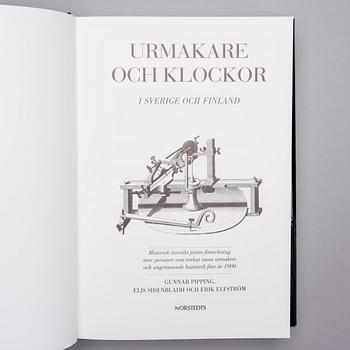 BOK, Urmakare och klockor i Sverige och Finland, G. Pipping, E. Sidenbladh och E. Elfström, Norstedt, Stockholm, 1995.