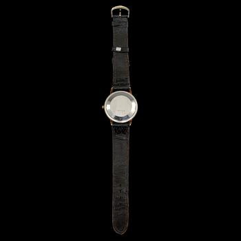 ARMBANDSUR, 14 k guld samt stål, Jaeger Le Coultre, 1900-talets andra hälft.
