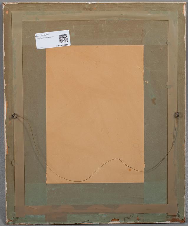 OKÄND KONSTNÄR, akvarell, signerad och daterad 3 juni 1899, Tyskland / Ryssland.