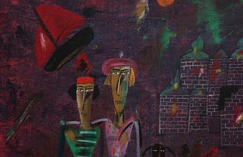 MADELEINE PYK, olja på duk, sign.