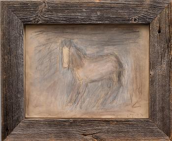 KAIN TAPPER, blandteknik på papper, signerad KT och daterad 97.