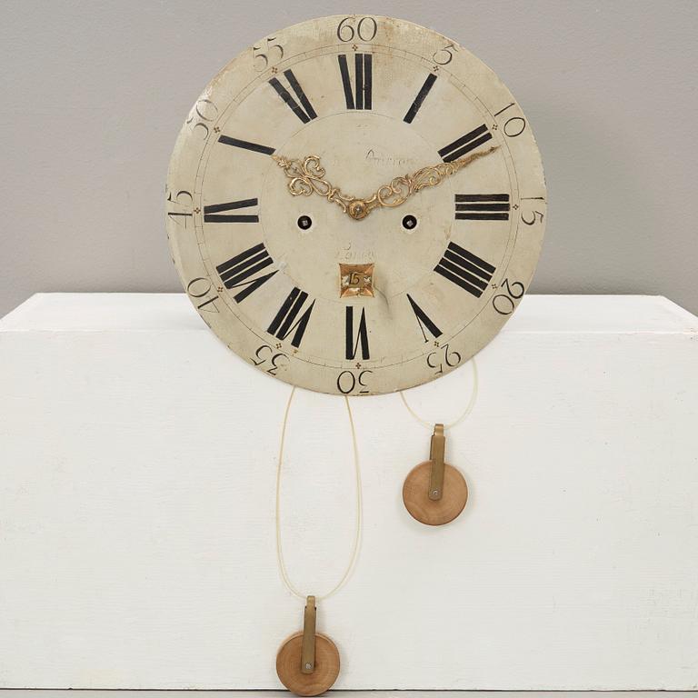 A Swedish Rococo 18th century longcase clock.