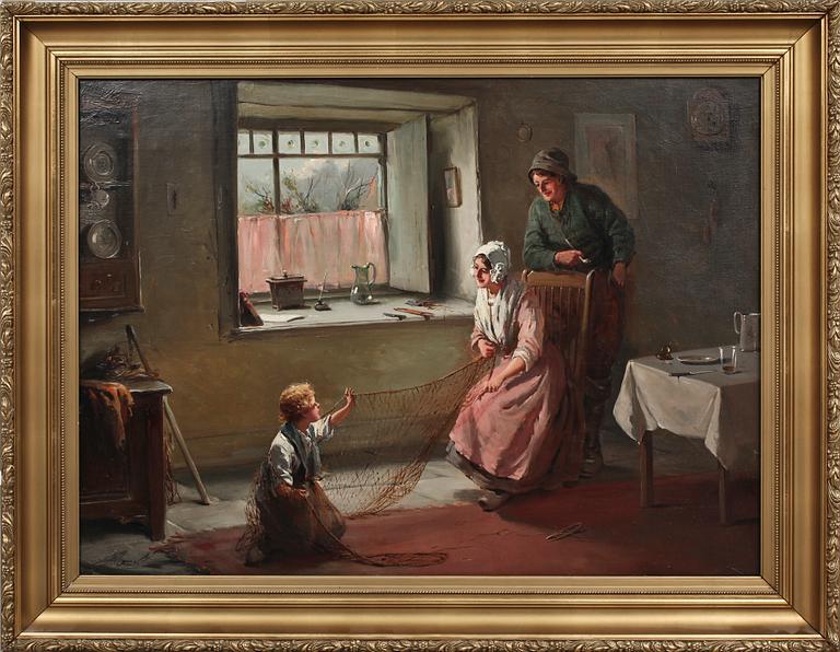 ALEXANDER ROSELL, olja på duk, sign.