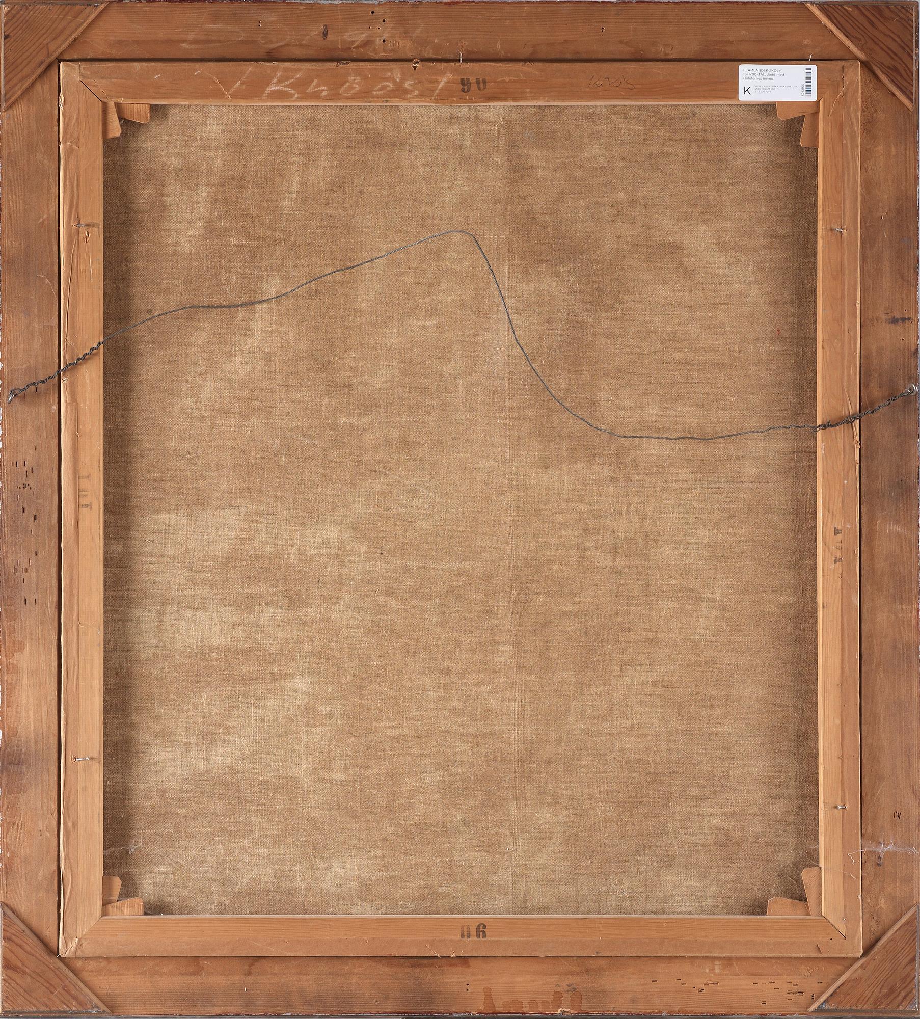 Flemish school 16th/17th Century, Judith with the head of Holofernes.