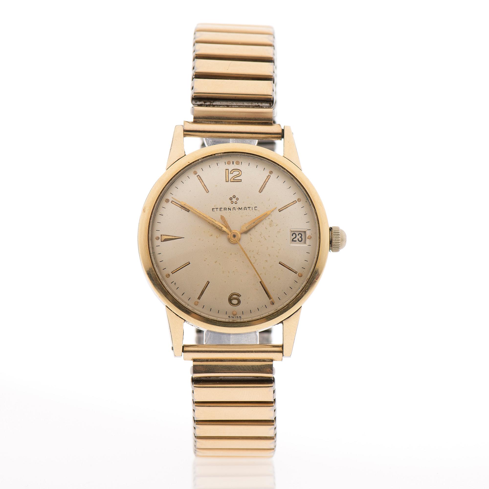 ETERNA-MATIC, wrist watch, 34 mm.