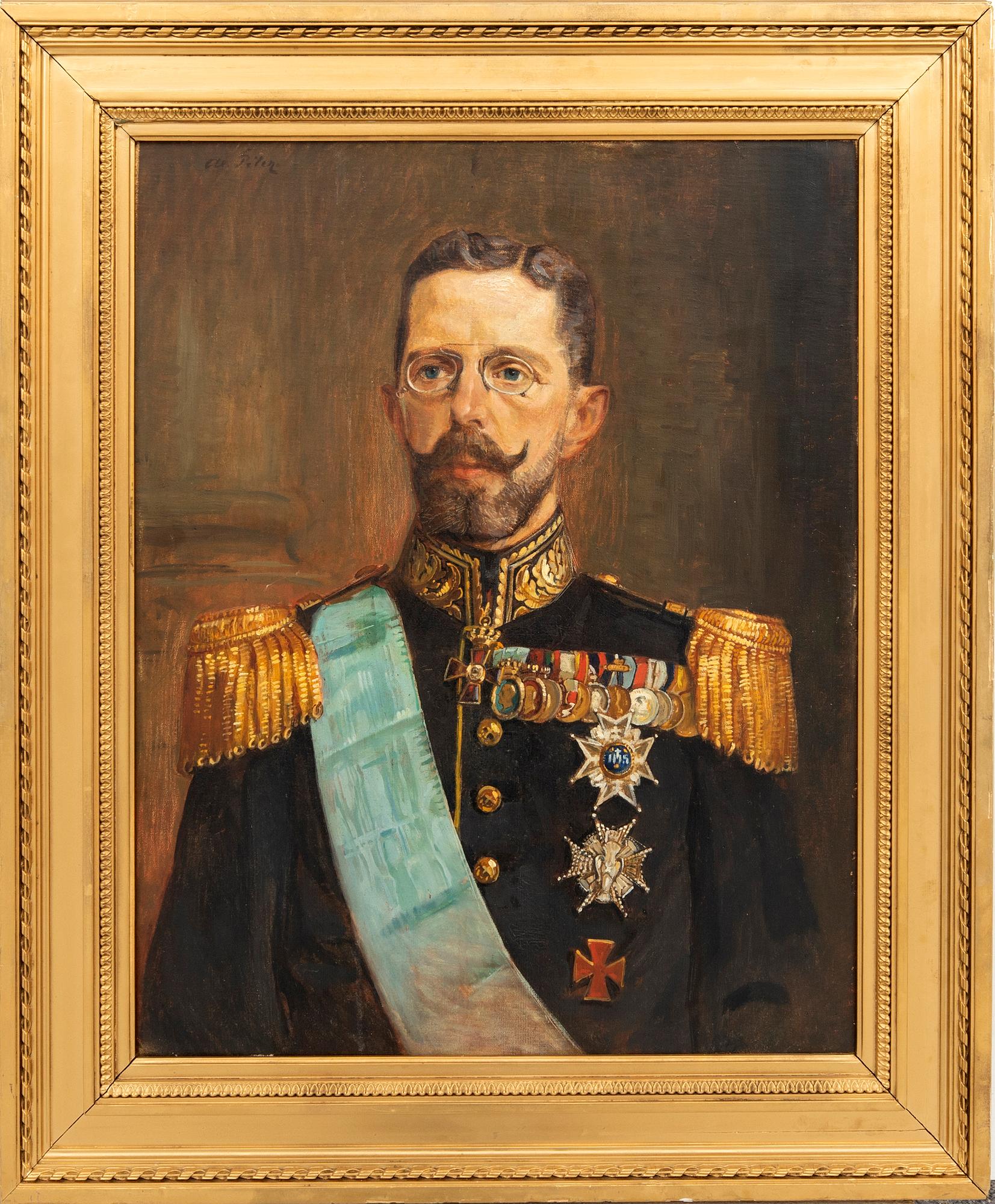 Axel Peter, oil on canvas, signed.