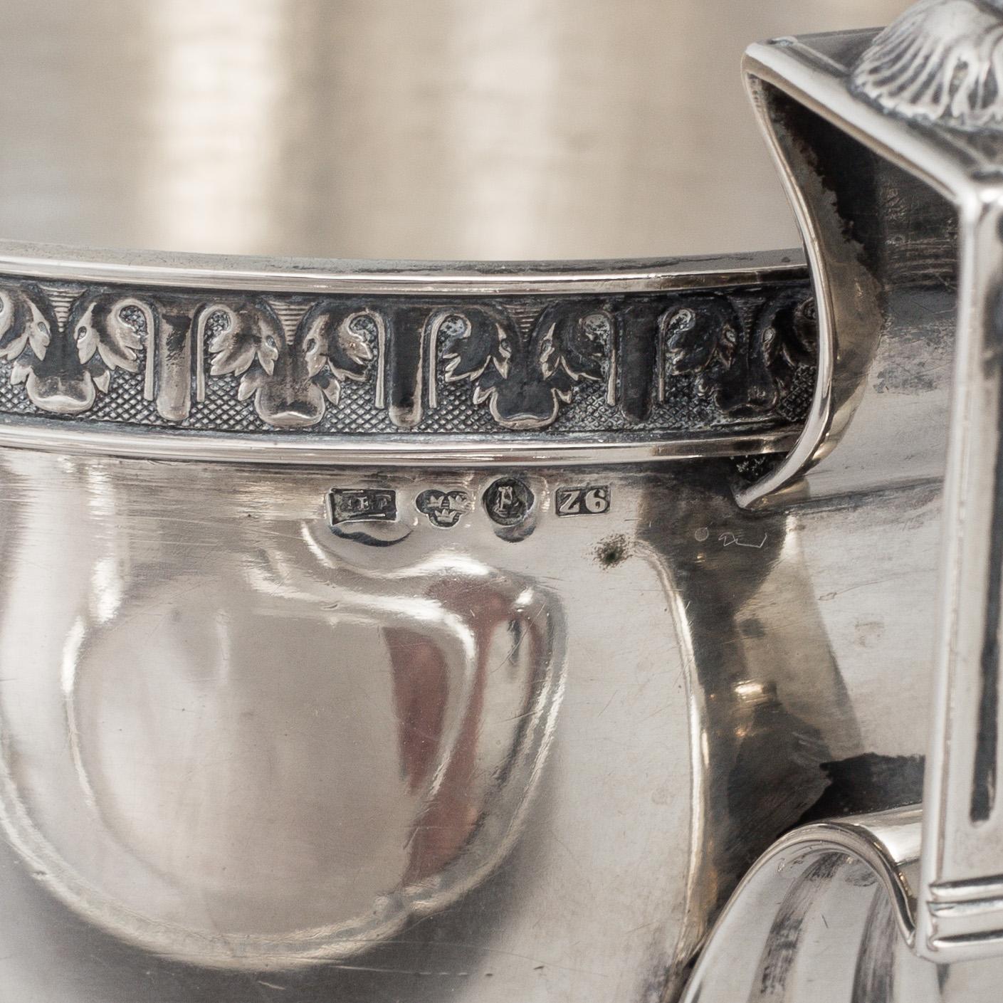 JE TORSK, sockerskålar, ett par, med fat och skedar, silver, Stockholm 1902.
