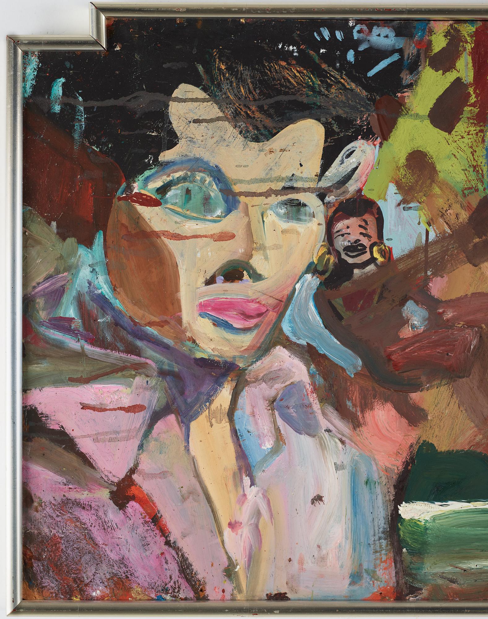 Jarl Ingvarsson, oil on panel, signed JI and dated -86.