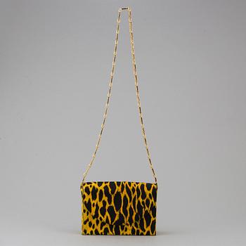 Leopard printed handbag by Gianni Versace.