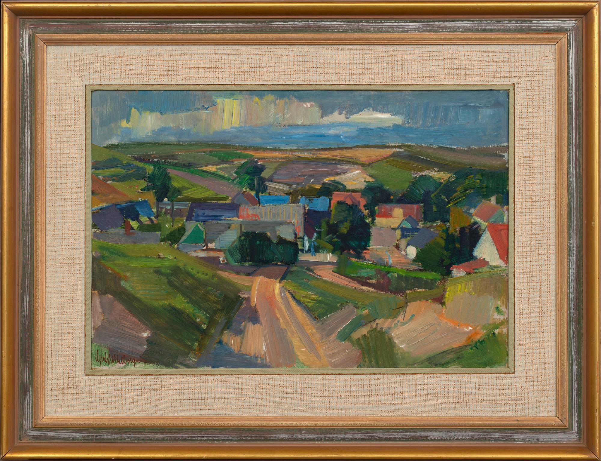 Gerhard Wihlborg, oil on panel, signed.