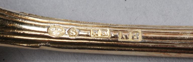 KAFFESKEDAR, 18 st. Silver. Bla Nordiska Kompaniet 1939.