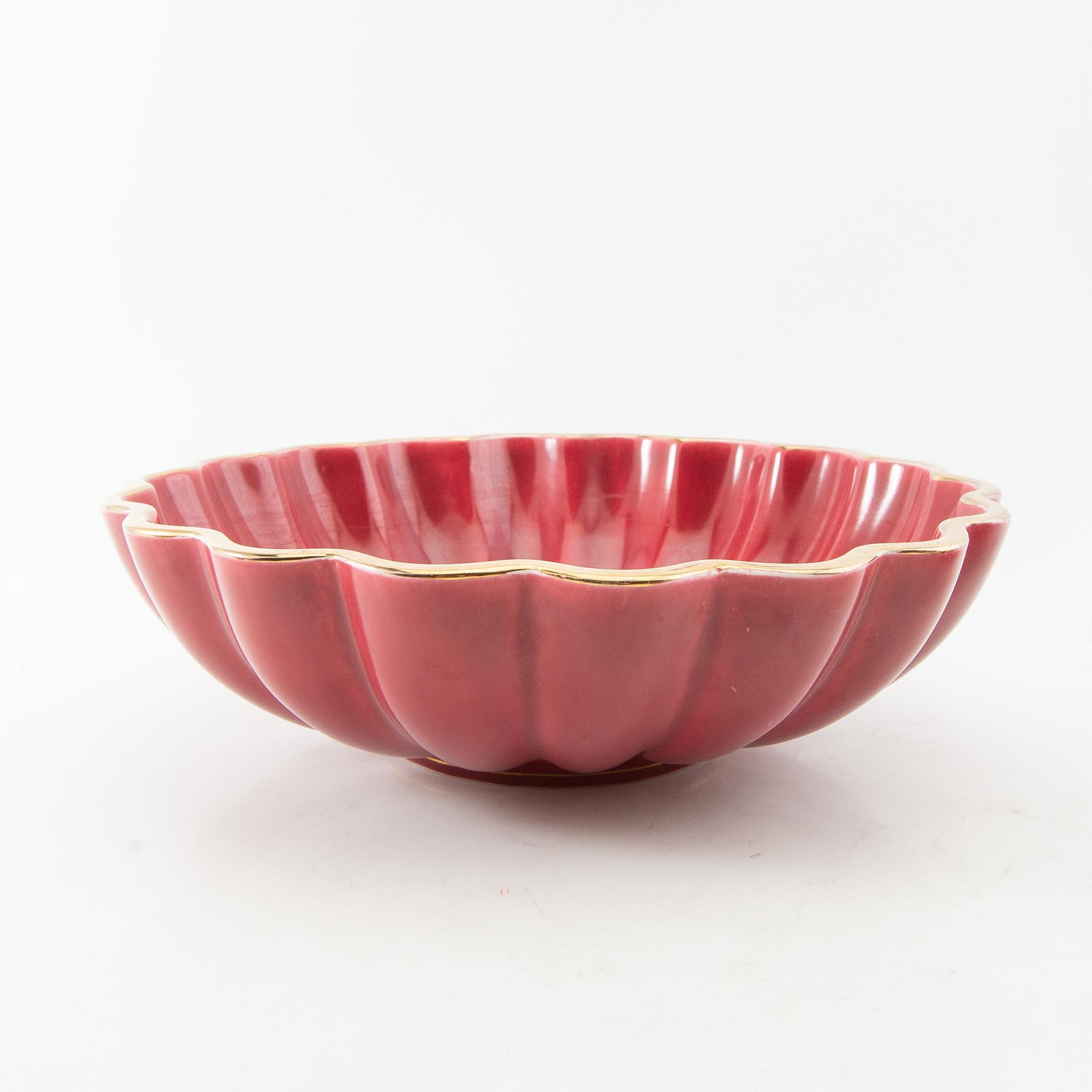 Arthur Percy, 30 pieces, "Rubin", Gefle, mid-20th century.