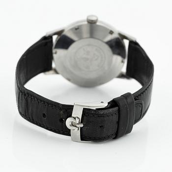 Omega, Seamaster 30, "Grey Linen Dial", wristwatch, 35 mm.