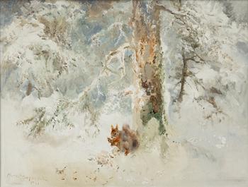 Mosse Stoopendaal, "Ekorre under gran".