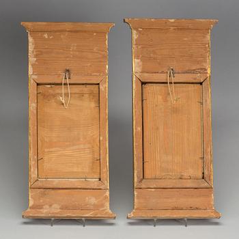 SPEGLAR, ett par, senempire, 1800-talets första hälft.