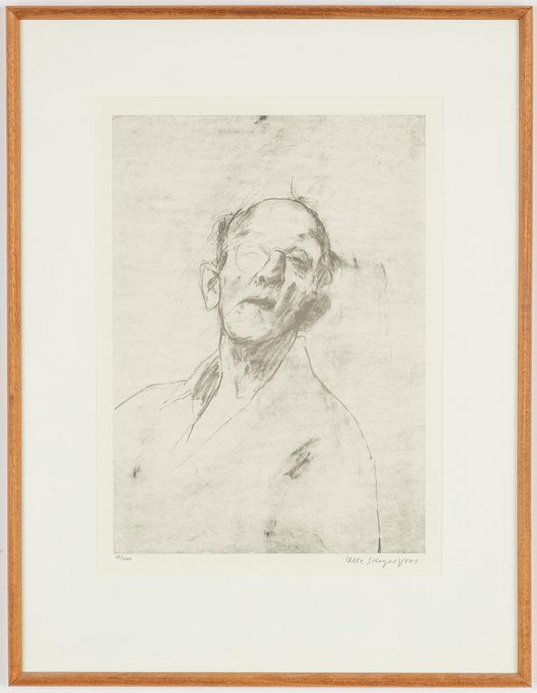 Olle Skagerfors, litografi, signerad 37/200.