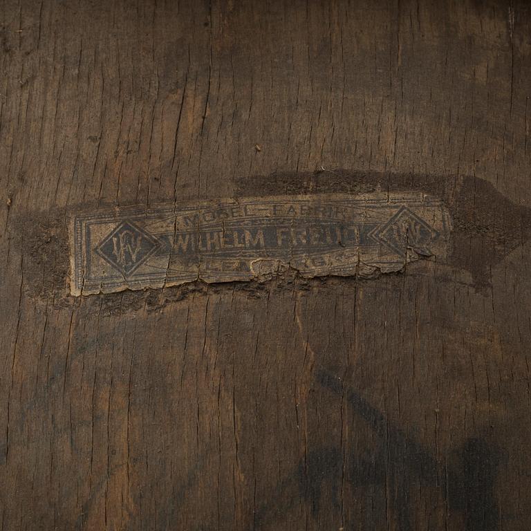 FOUR BENTWOOD CHAIRS FROM WILHELM FREUD LEMBERG, CA 1900.