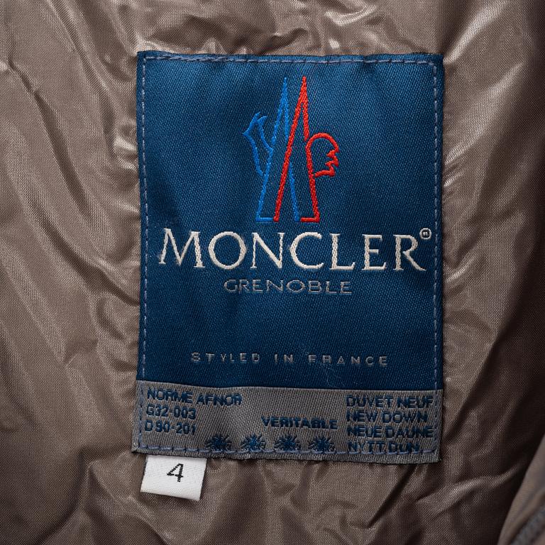 Moncler, a down jacket, size 4.