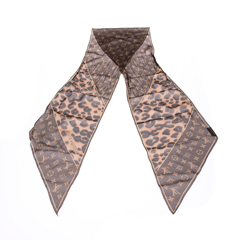 SCARF, "Leopard and Monogram Scarf", Louis Vuitton.