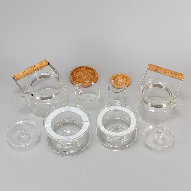 SIGNE PERSSON-MELIN, teservis, 13 delar, glas, Boda Nova.