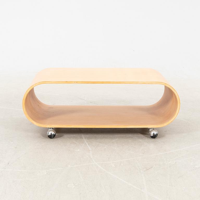 Peter Eklås, coffee table / media bench, "Velodrome", Designtorget, 2000s.
