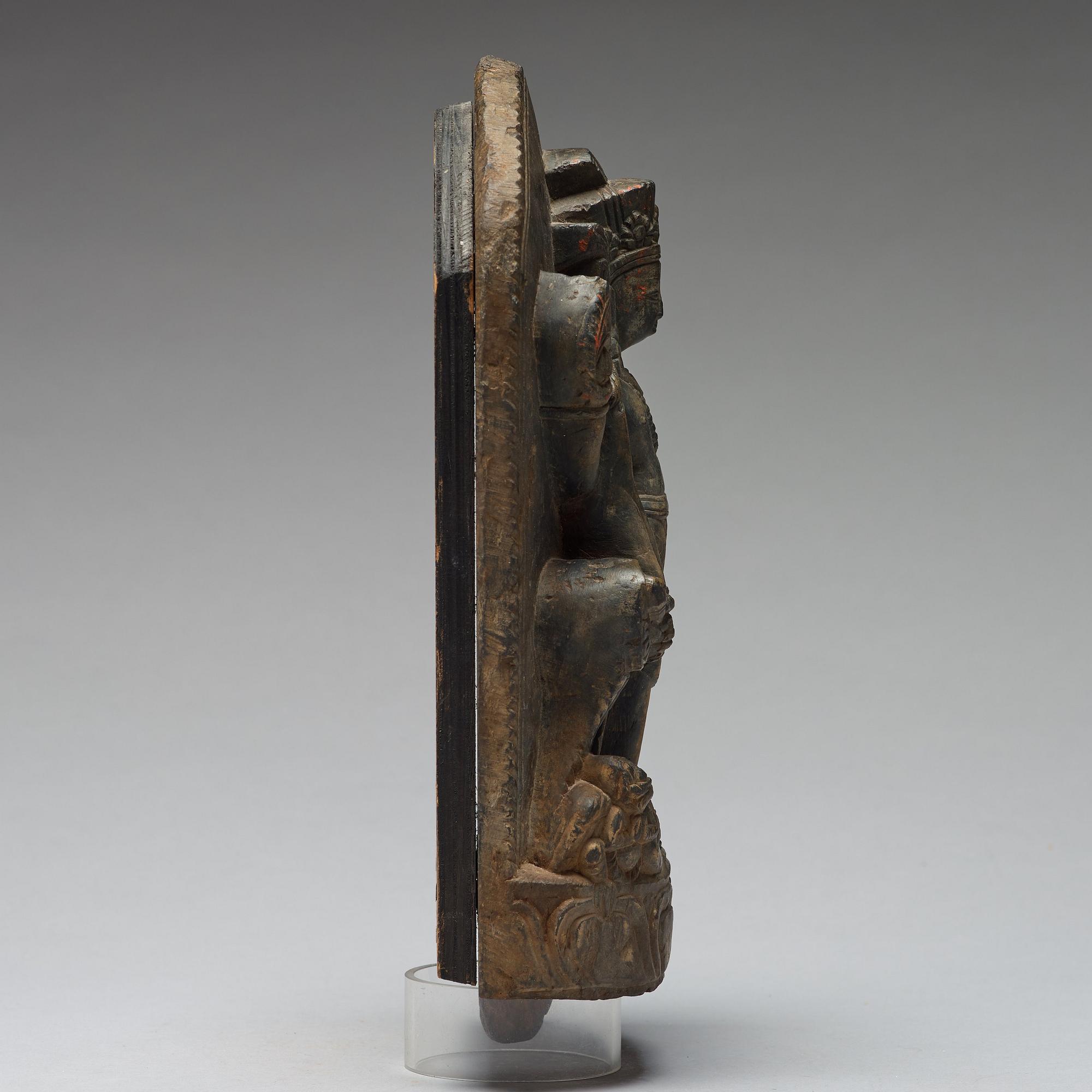 STELE, sten. Nepal, 1600/1700-tal.