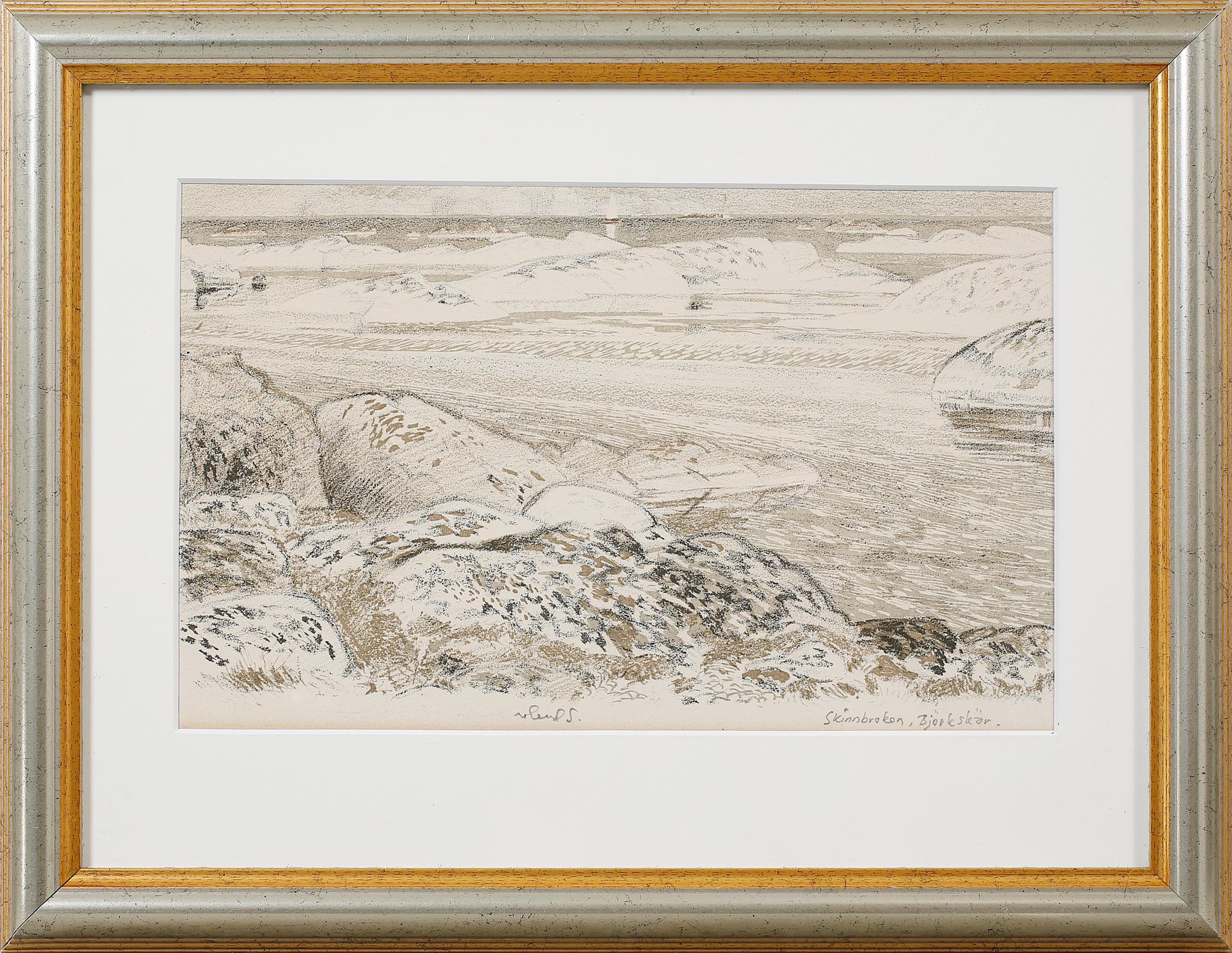 ROLAND SVENSSON, litografi, signerad.