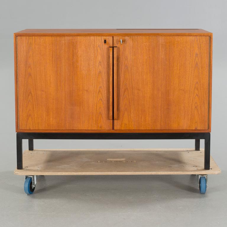 CABINET WITH FRIDGE, design Bernadotte & Björn, Scan-Atlas and Silkeborg Mobile Factory, Denmark, 1960s.