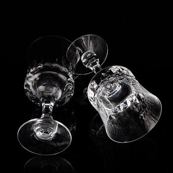Göran Wärff, a part 'Prince' glass service, Kosta Boda (72 pieces).