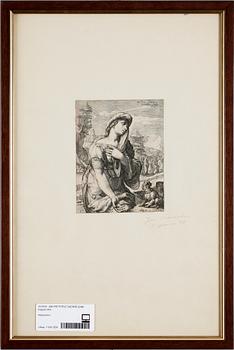 Jan Saenredam · JAN PIETERSZ SAENREDAM, kopparstick.