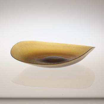 PAOLO VENINI, skålfat, "Inciso", Venini, Murano, Italien 1950-tal.