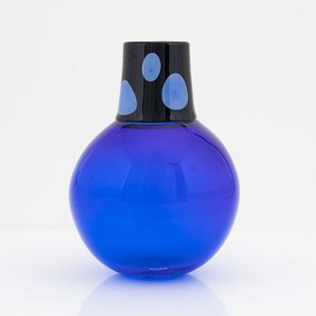 Gunnel Sahlin, a glass vase, Kosta Boda, Sweden.