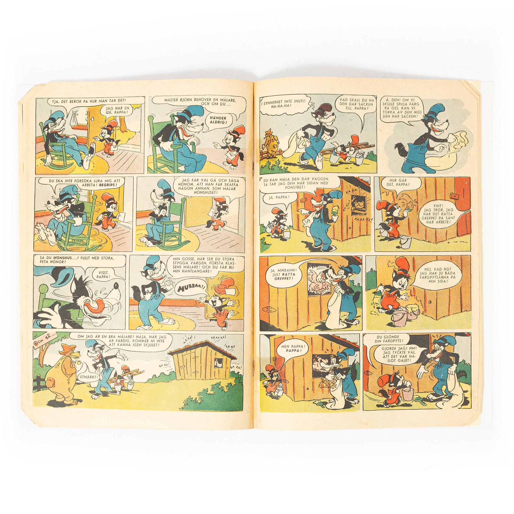 Comic book, Kalle Anka & Co, no. 1, 1948.