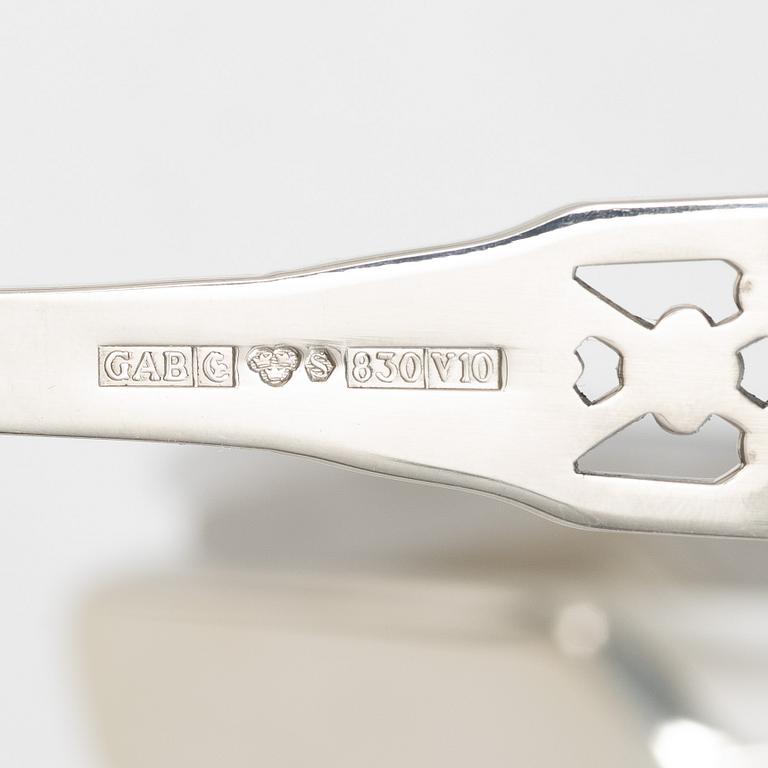GAB, a 113 piece 'Princess' silver cutlery service, Eskilstuna 1995.