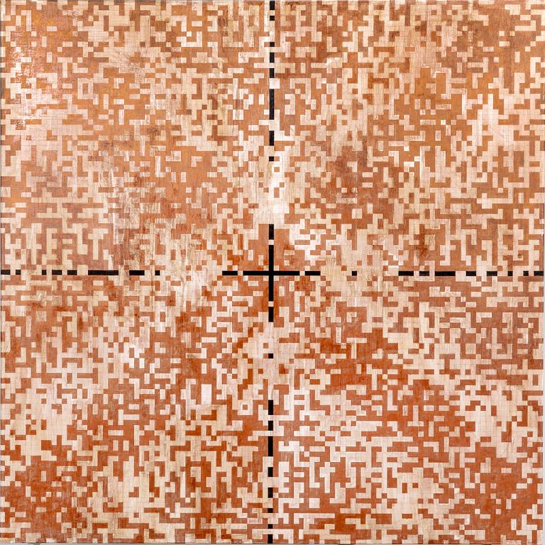 Olle Borg, oil and laquer on canvas signed and dated 1996.
