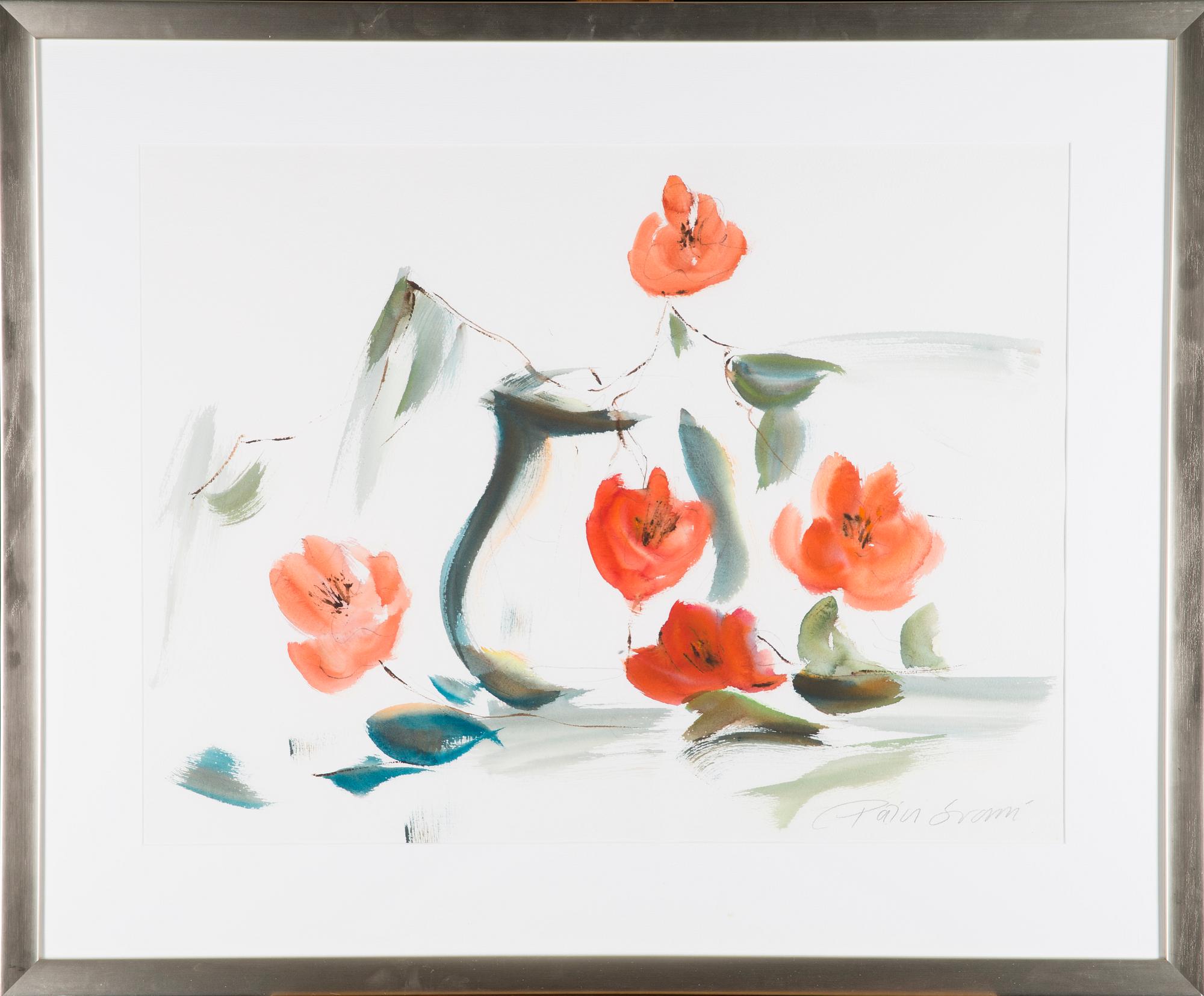 PÄIVI SUOMI, akvarell, signerad.