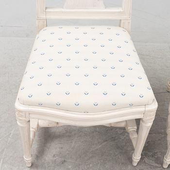 A set of twelve Gustavian-style chairs, 20th Century.