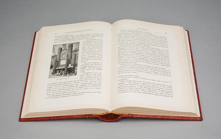 BÖCKER, 3 delar. "Officell berättelse öfver Baltiska Utställningen i Malmö 1914".