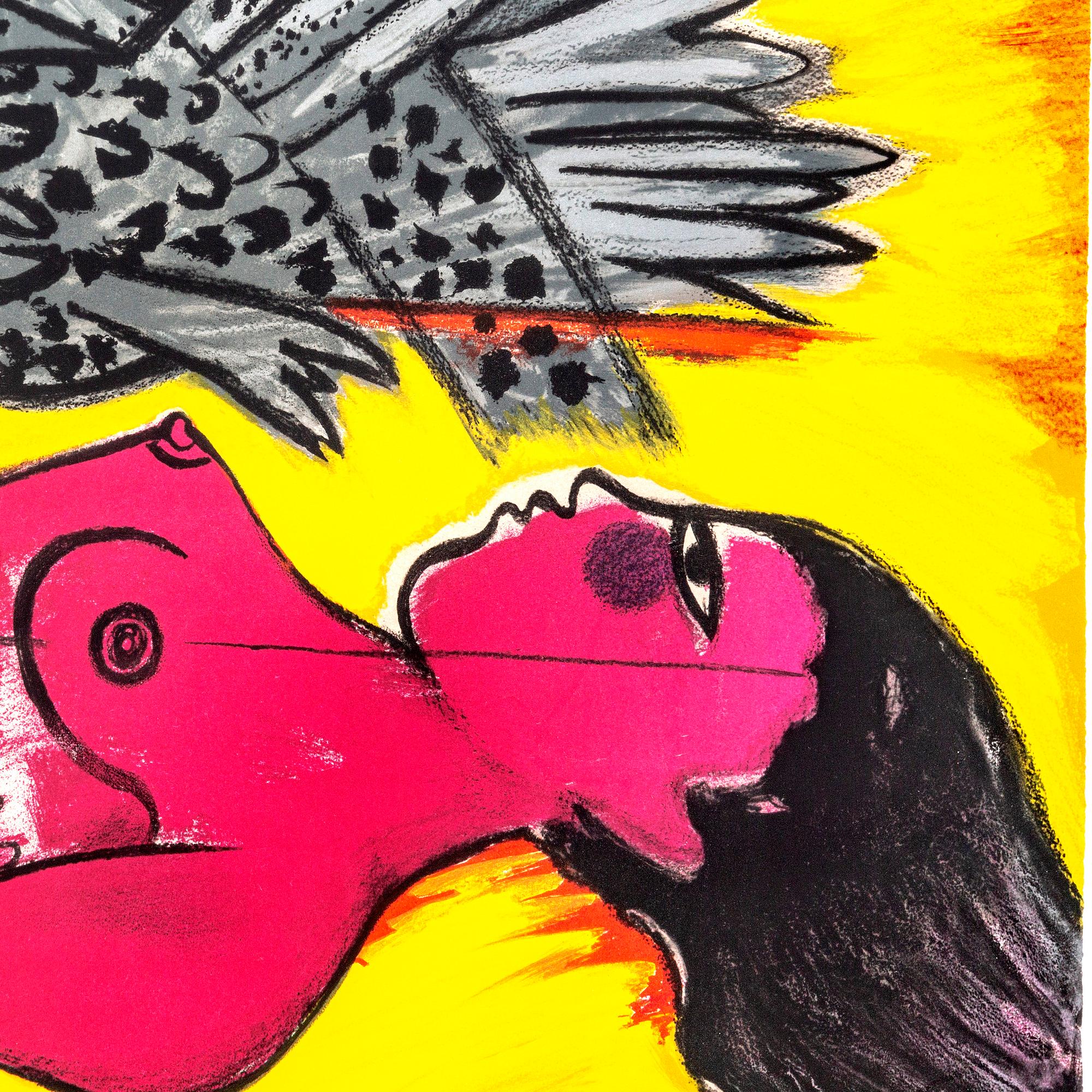 Beverloo Corneille, lithogaph in colour signed dated and numbered 2009 140/150.