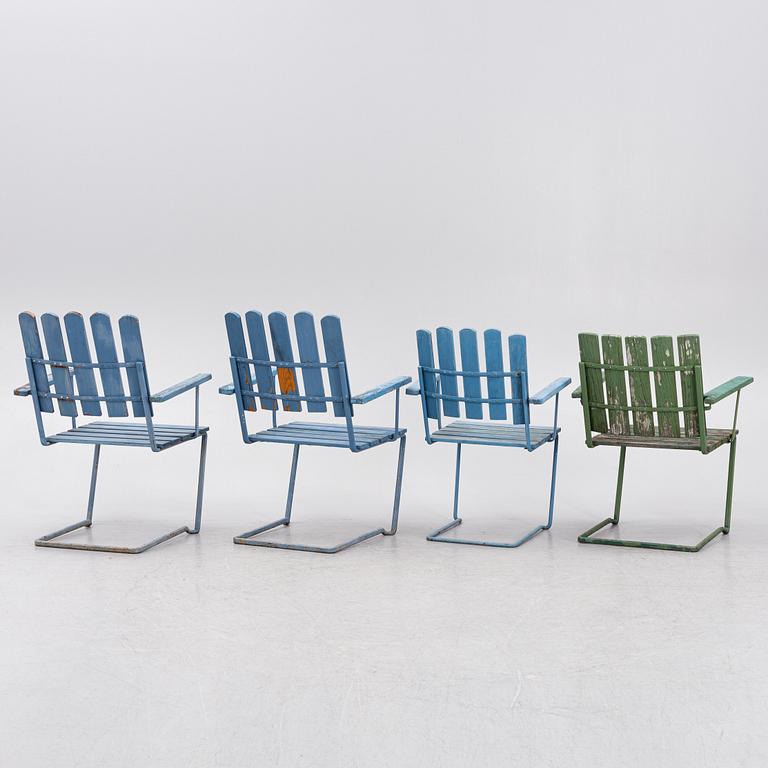 Garden chairs, 4 pcs, "Chair A2", Grythyttan.