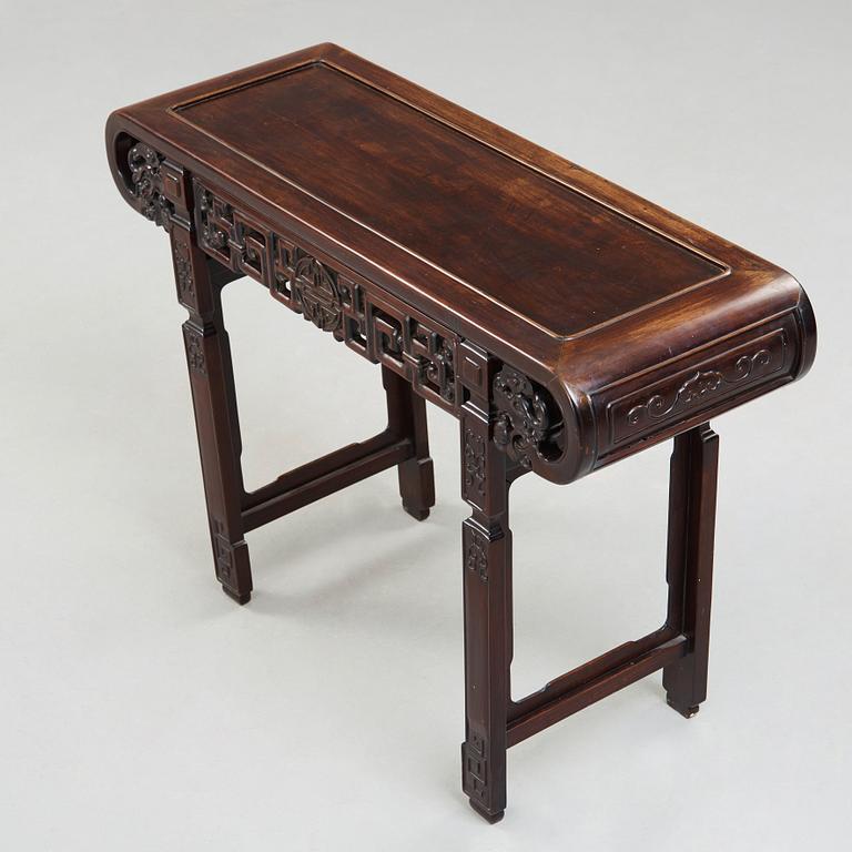 A hardwood altar table, early 20th Century.