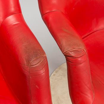 Yrjö Kukkapuro, nojatuoleja, pari, "Junior", Haimi, 1960-luku.