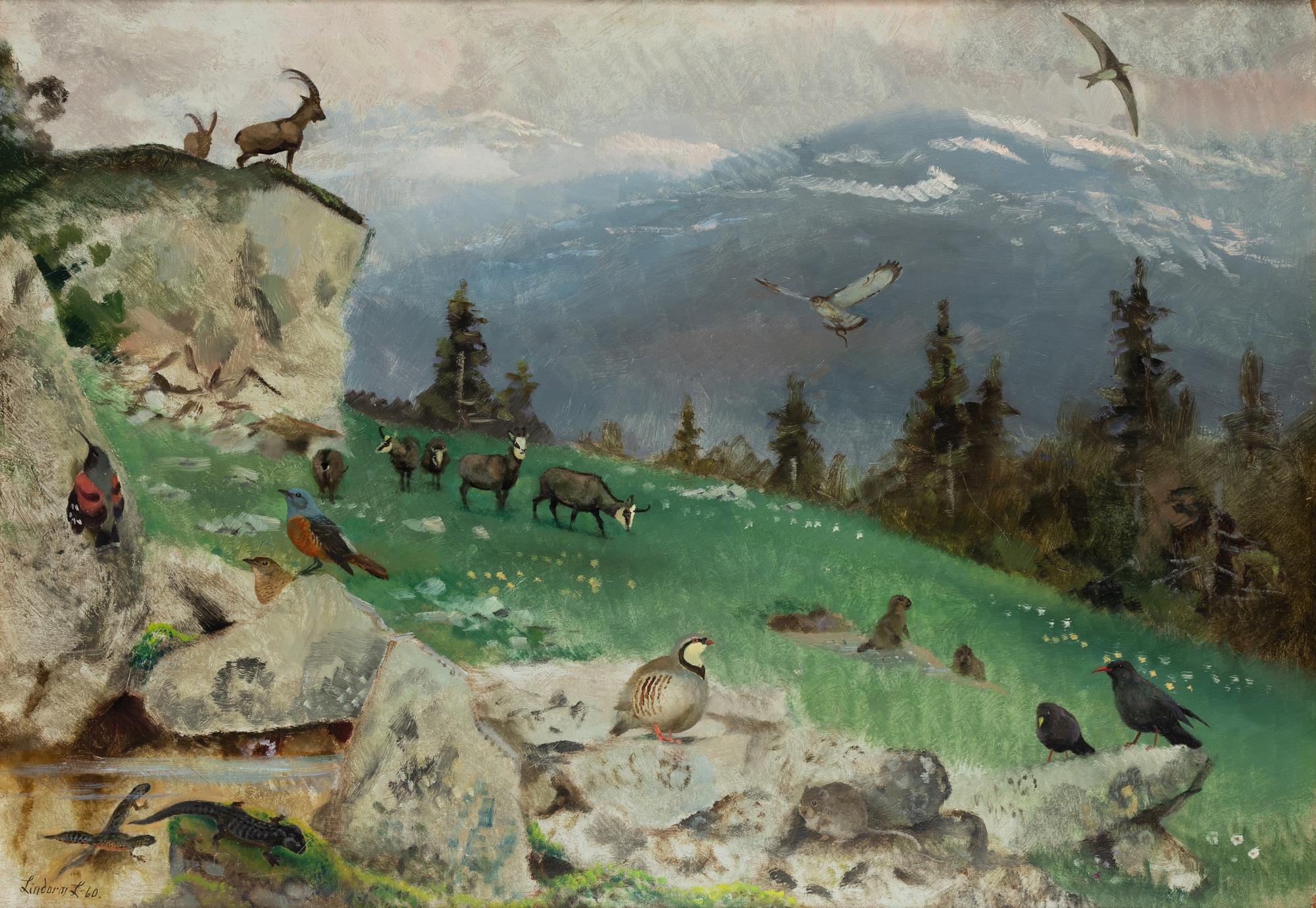 Lindorm Liljefors, Bergslandskap.