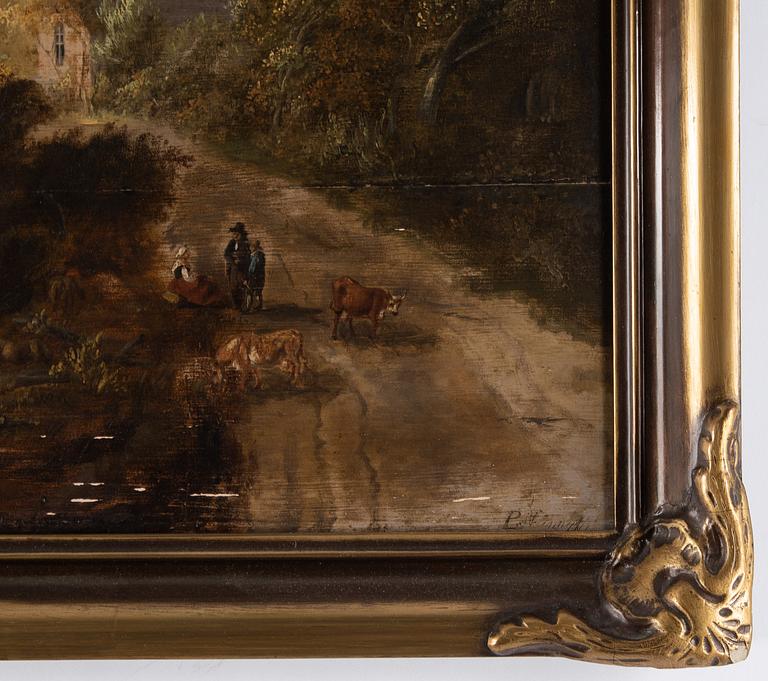 PATRICK NASMYTH, in the manner of, oil on panel, signed.