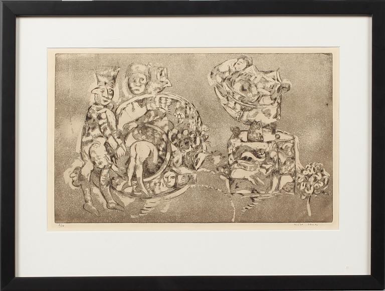 ENDRE NEMES, litografi, signerad och numrerad 2/50.