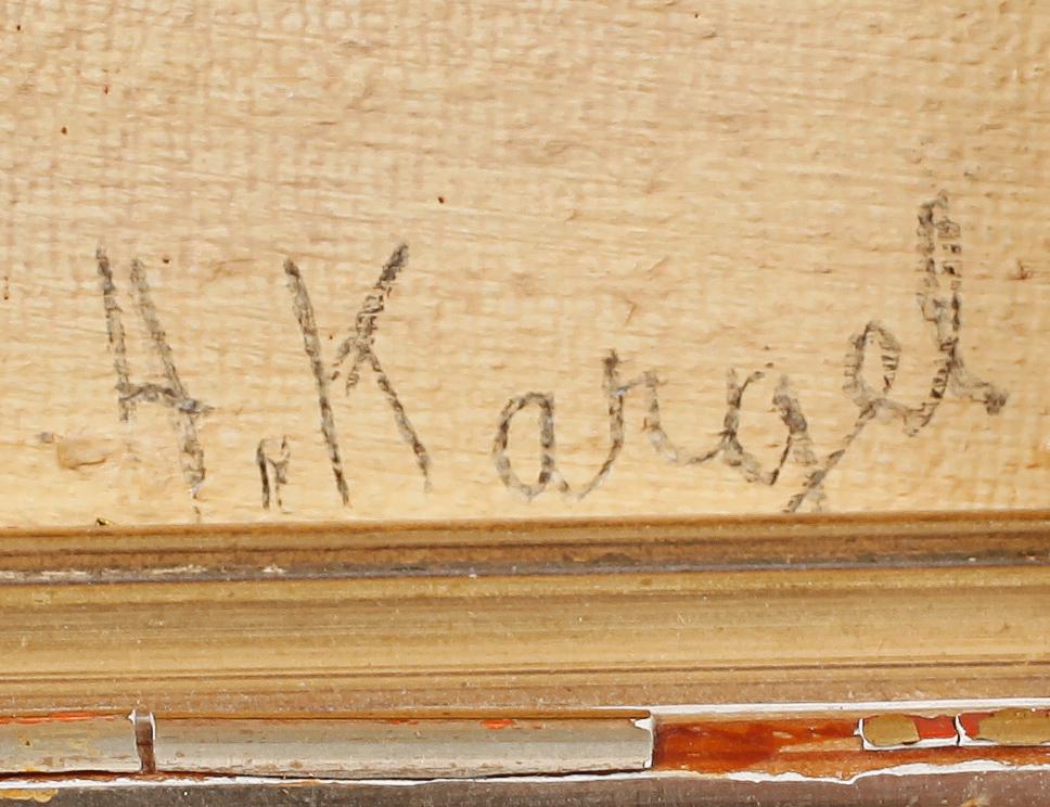 AXEL KARGEL, olja på duk, signerad.