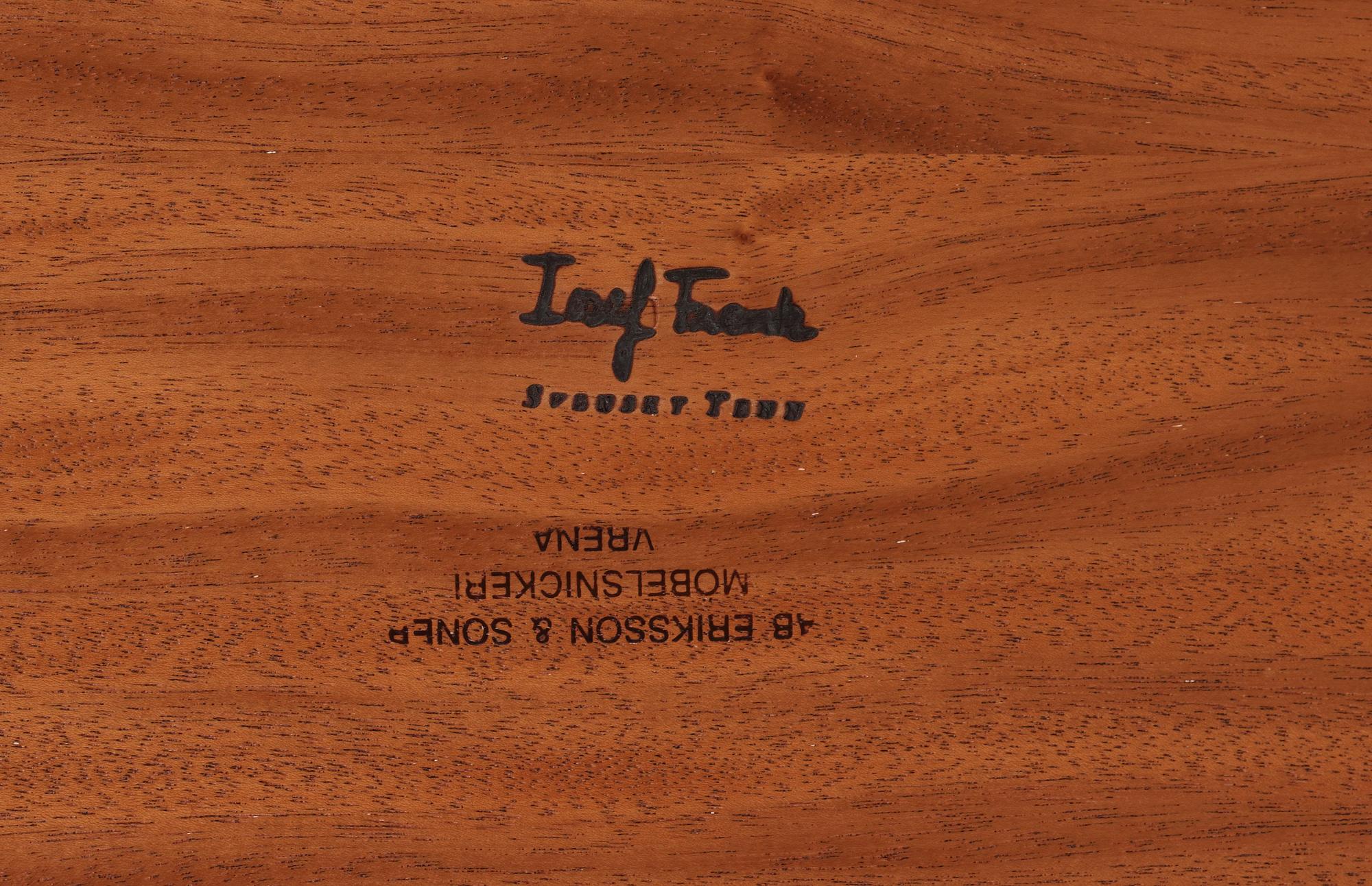 A Josef Frank mahogany sofa table, Svenskt Tenn, model 2073.