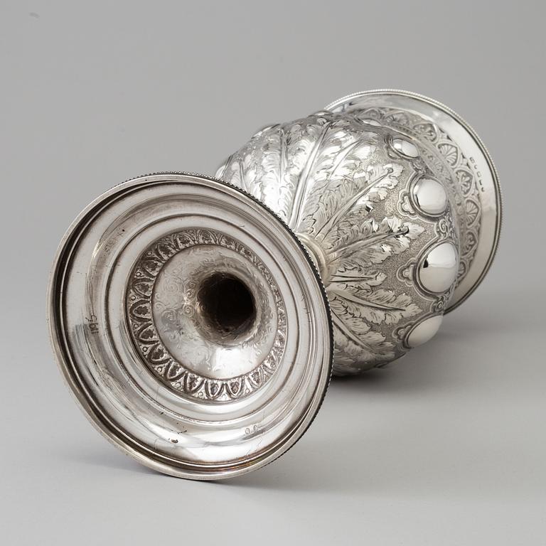 A silver goblet, William Spurrier, Birmingham, 1882.