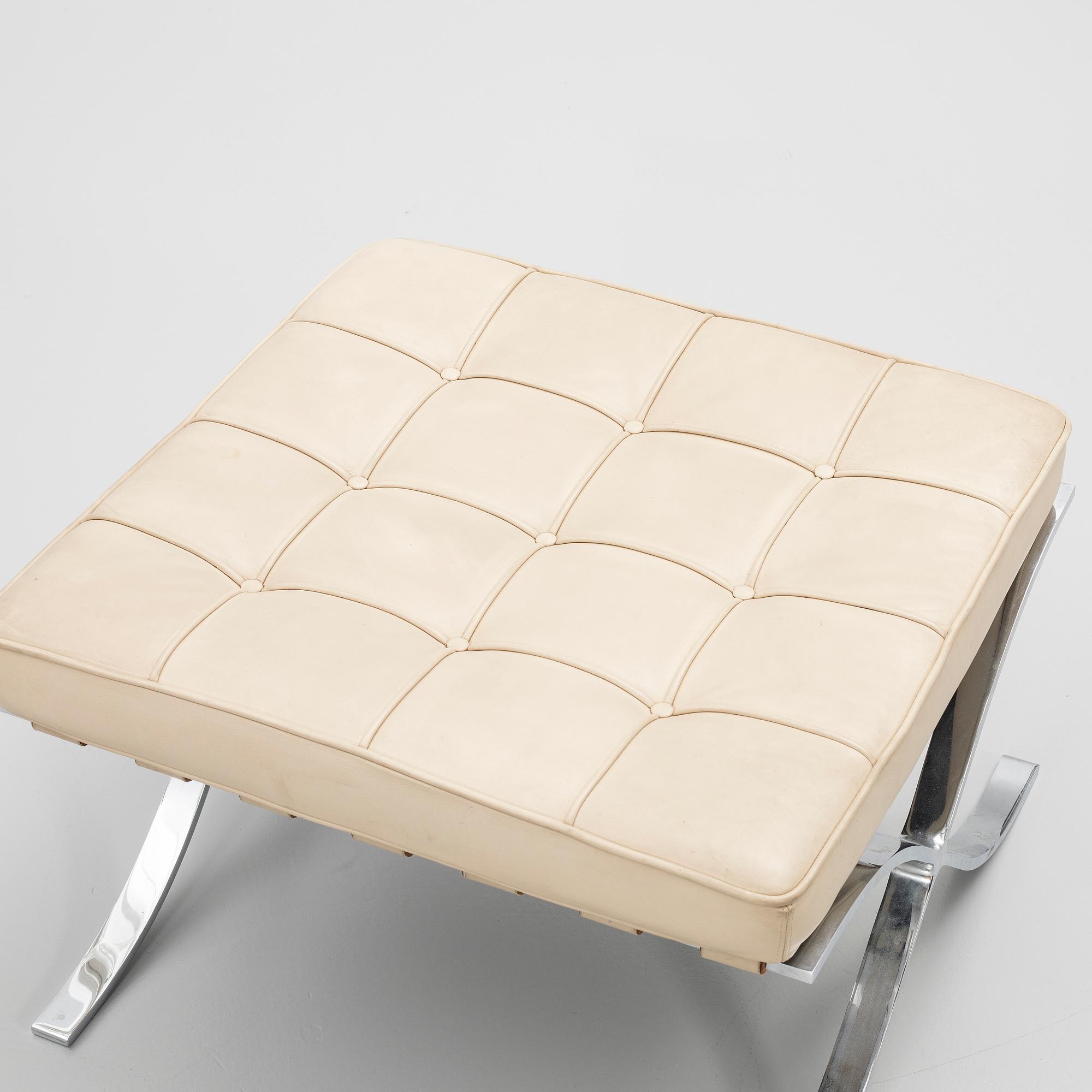 Ludwig Mies van der Rohe, fåtölj, "Barcelona", Knoll Studio.